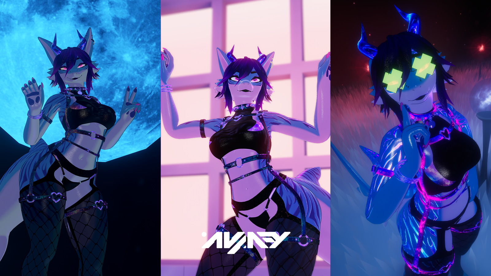 Short Stylist Hairs for Foxmoth VRChat