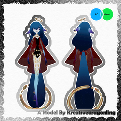 Astra - Summer Nights | Hazbin Hotel OC VRChat Avatar | Quest Friendly