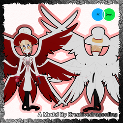 Lucifer Morningstar | Hazbin Hotel VRChat Avatar | Quest Compatible