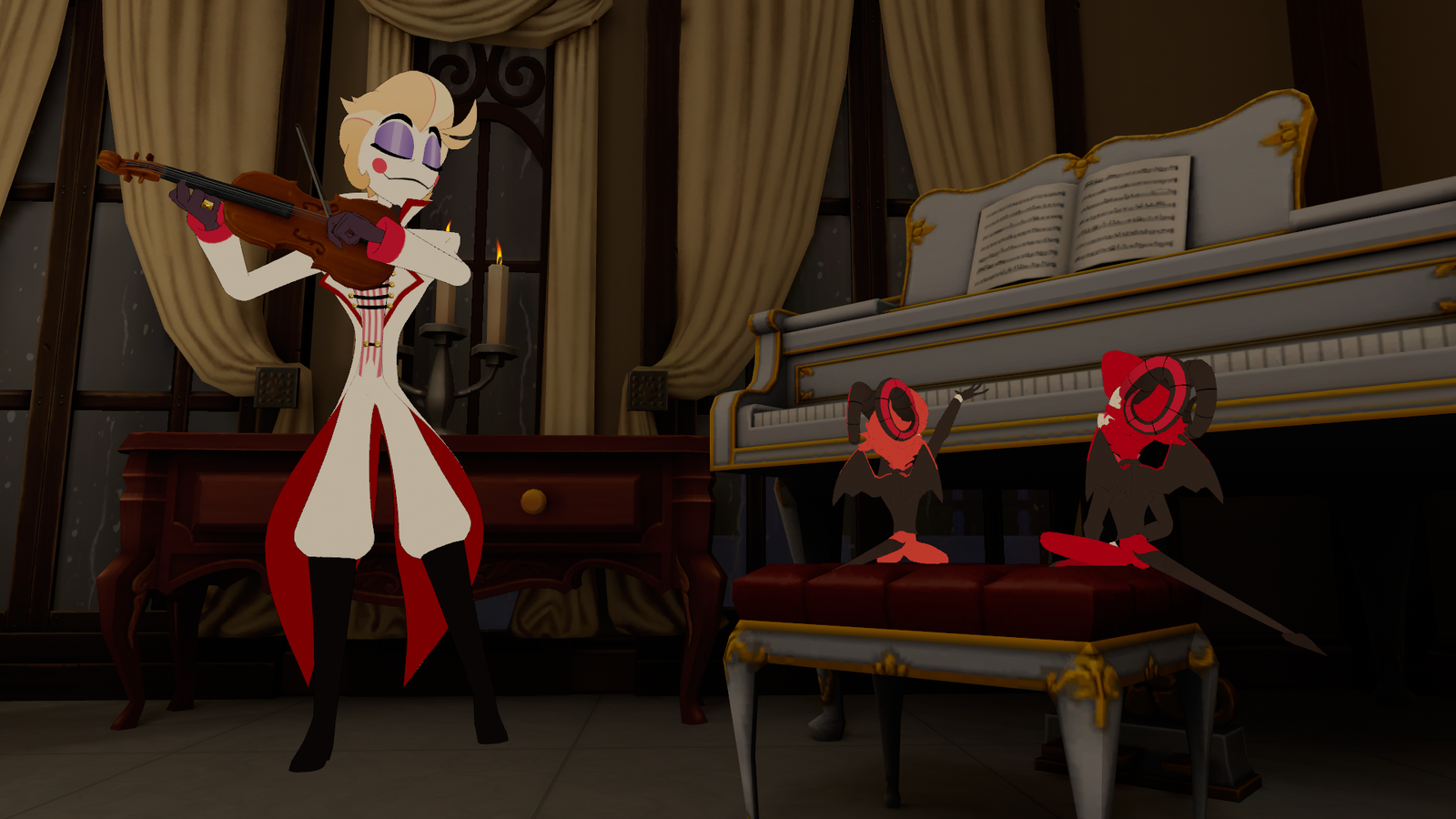 Lucifer Morningstar | Hazbin Hotel VRChat Avatar | Quest Compatible