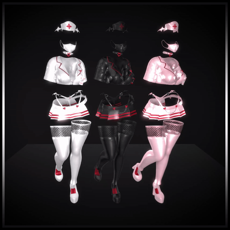 Latex Nurse Outfit ⋆ MoeFlavor