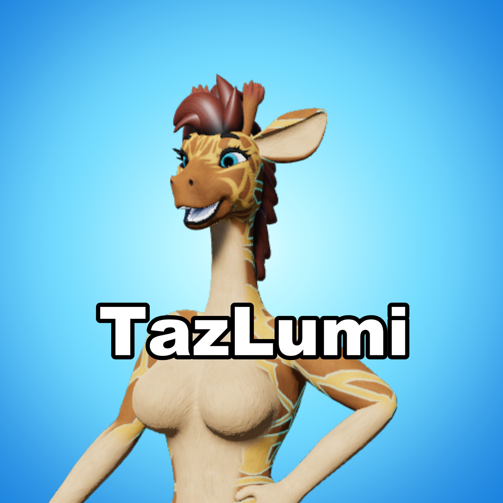 Giraffid Fem VRC Avatar (PC + Quest)