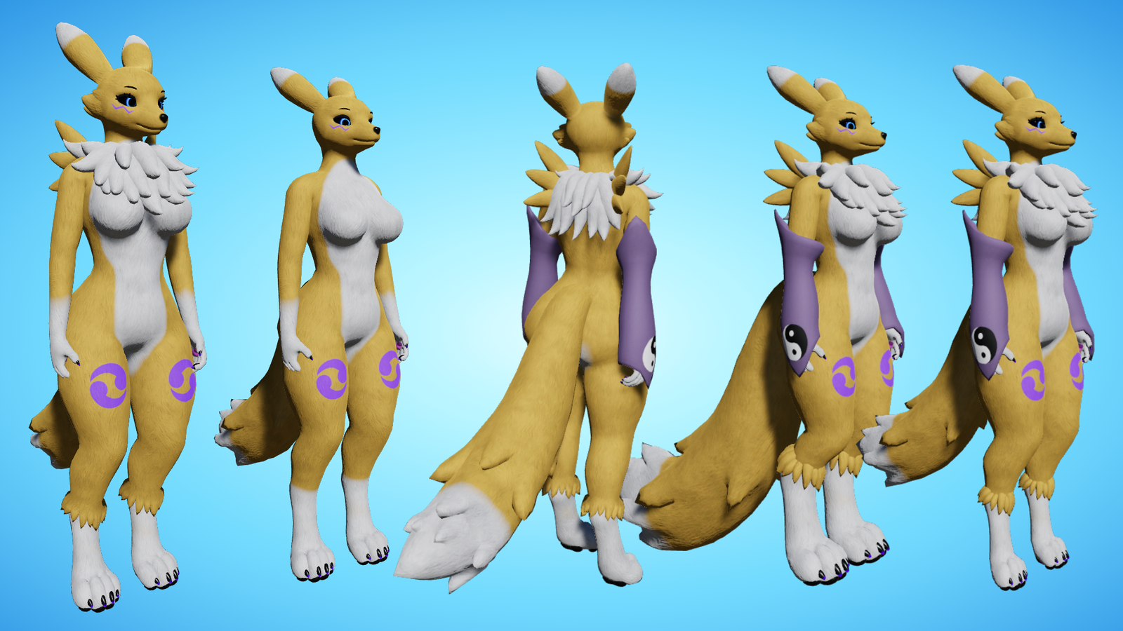 Renafox VRC Avatar (PC + Quest)