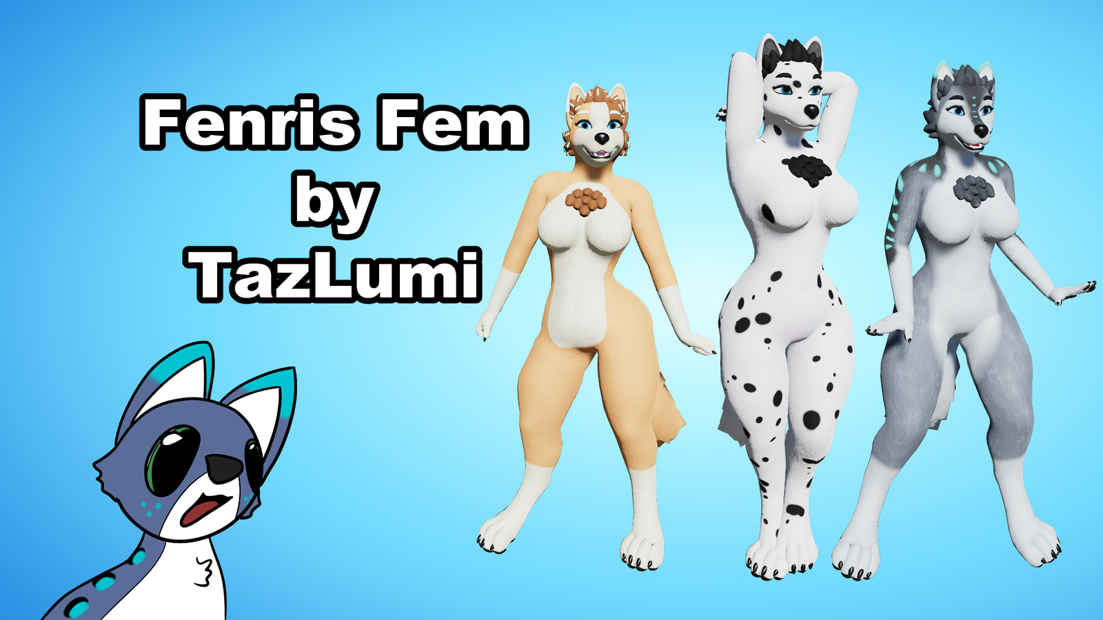 Fenris Fem VRC Avatar (PC + Quest)
