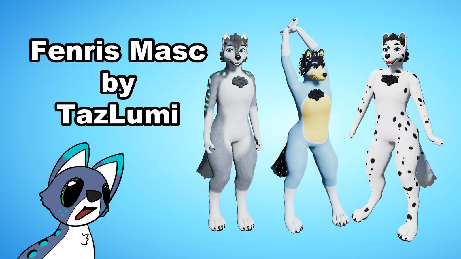 Fenris Masc VRC Avatar (PC + Quest)