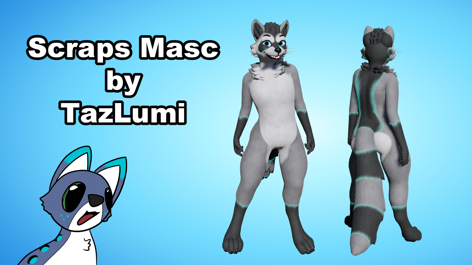 Scraps Masc VRC Avatar (PC + Quest)