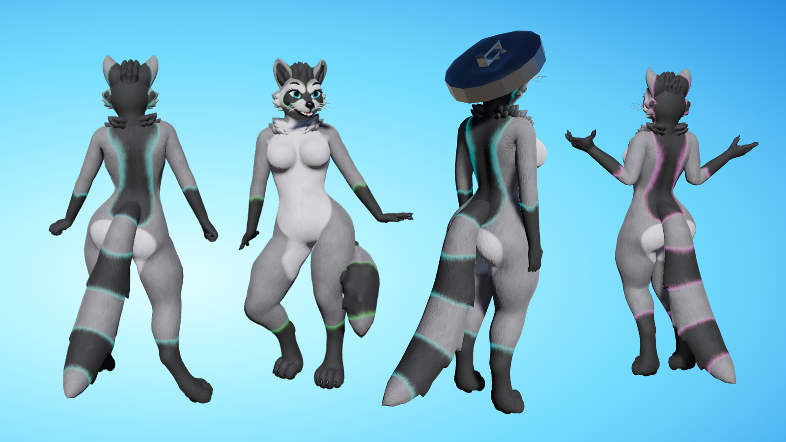 Scraps Fem VRC Avatar (PC + Quest)
