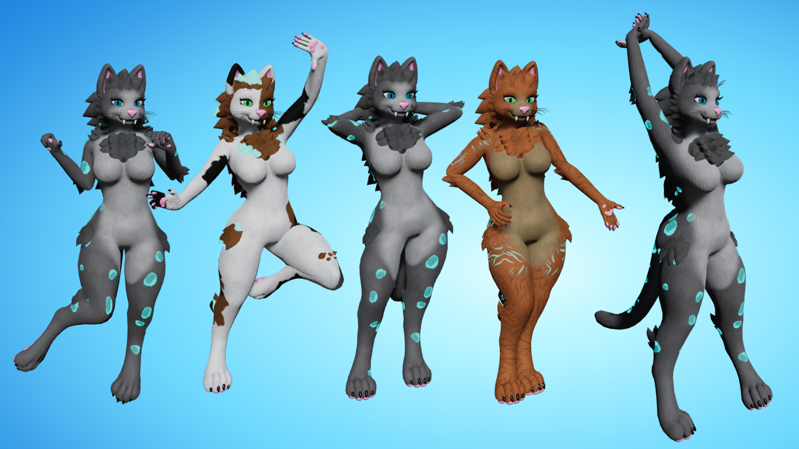Velkitty Fem VRC Avatar (PC + Quest)