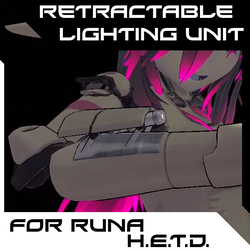 Runa Retractable Arm Flashlight Panel