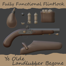 Landlubber Begone Fully Functional Flintlock