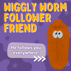 Wiggly Worm Follower Friend Avatar Prop