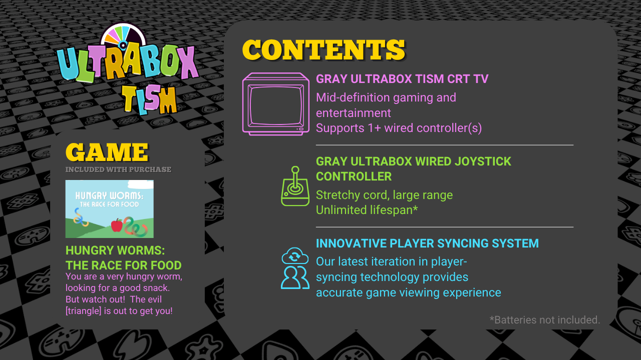 Ultrabox Tism - A Video Game System for Avatars