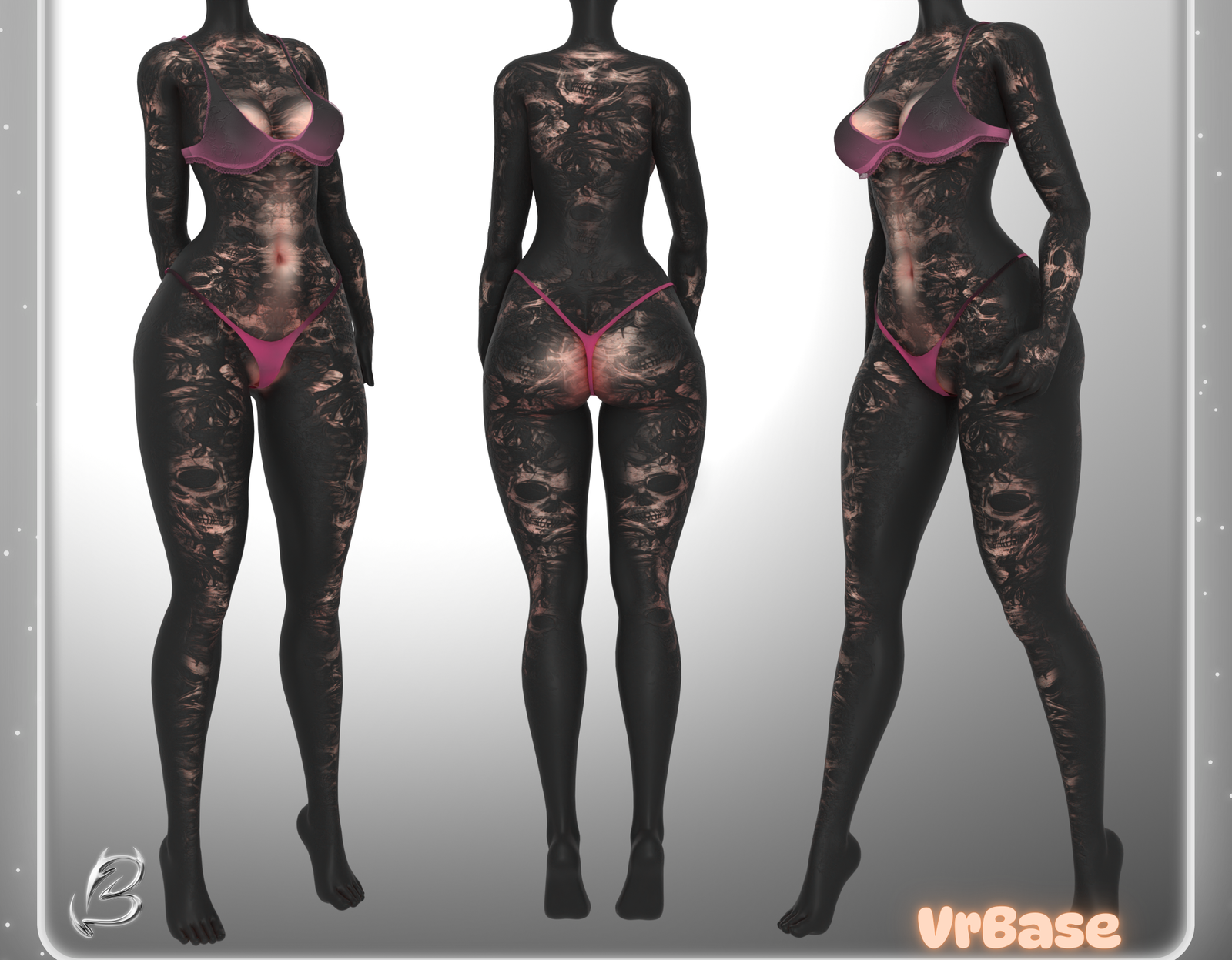 Black rose Texture VrBase