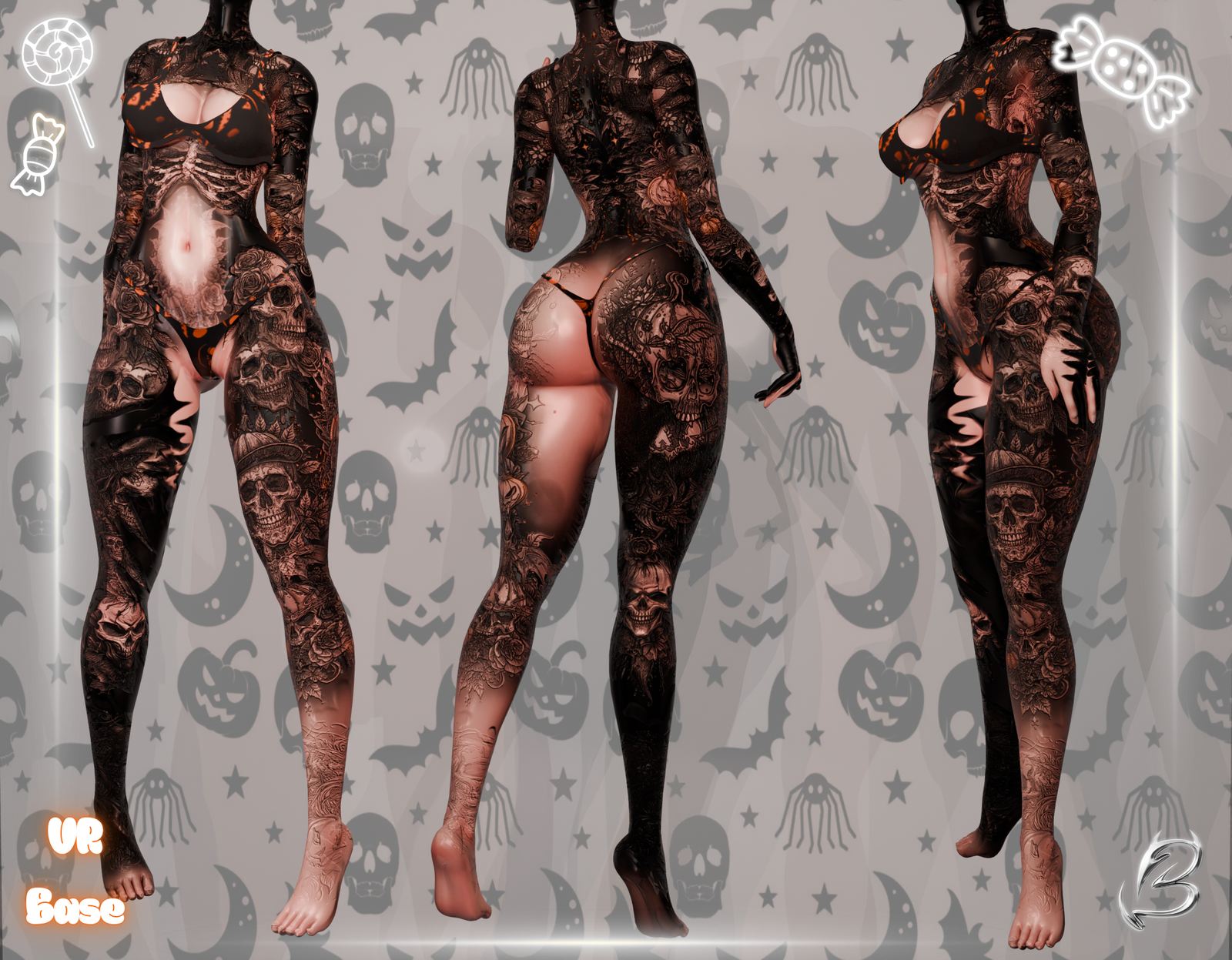 Deathly Pumpkin Texture