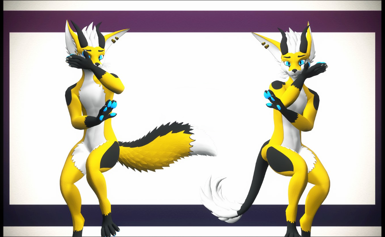 Wyren Avatar (VRChat, ChilloutVR)