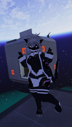 Nanami The Shark Black/White Texture