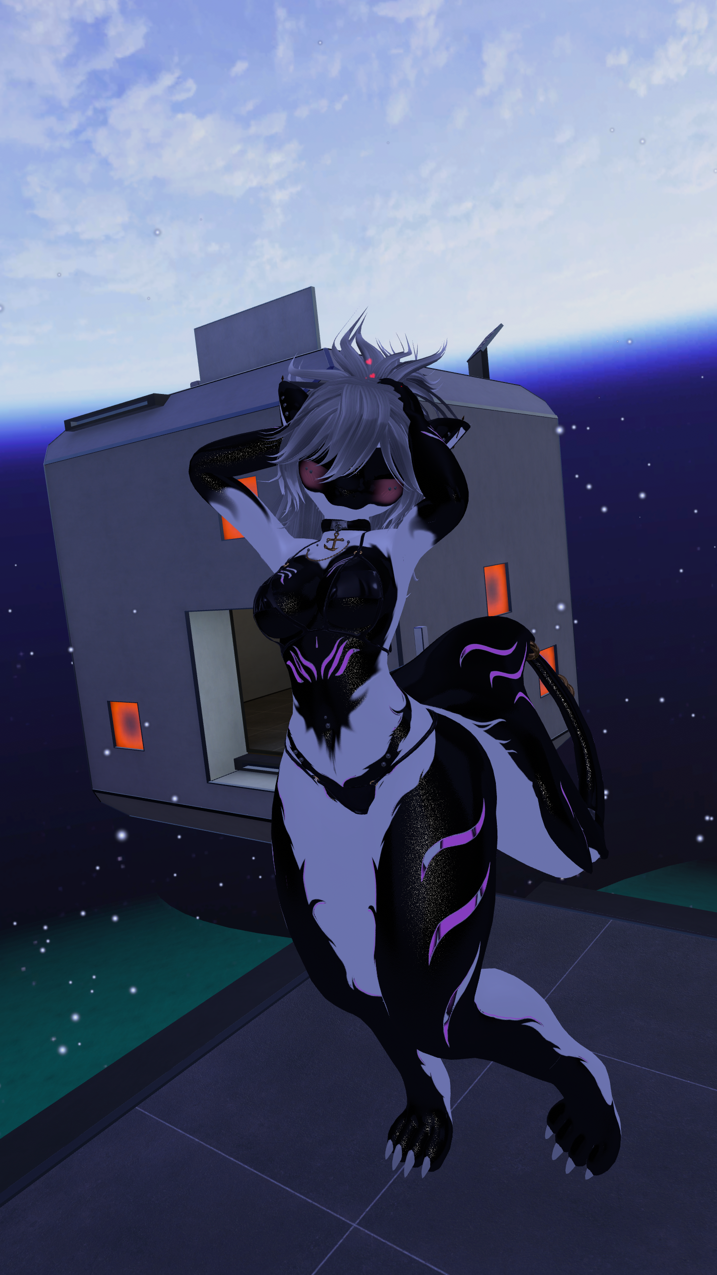 Nanami The Shark Black/White Texture