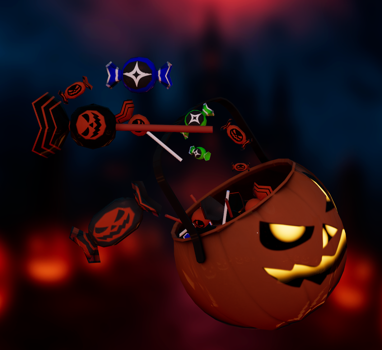 Interactive Candy Bucket & Broom [ Free 4 Discord Members ]