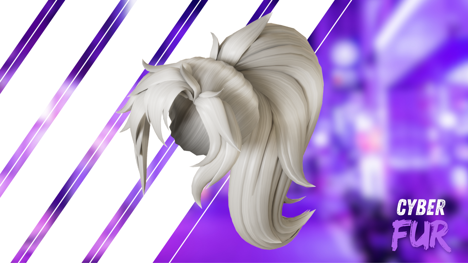 Cyberfur (Hyenid Edition) | Complete Techwear + Hair & Harness