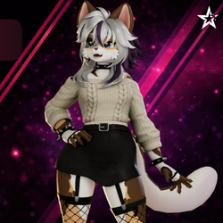 Casual Goth Outfit Set + Hair [Biscotti Edition]