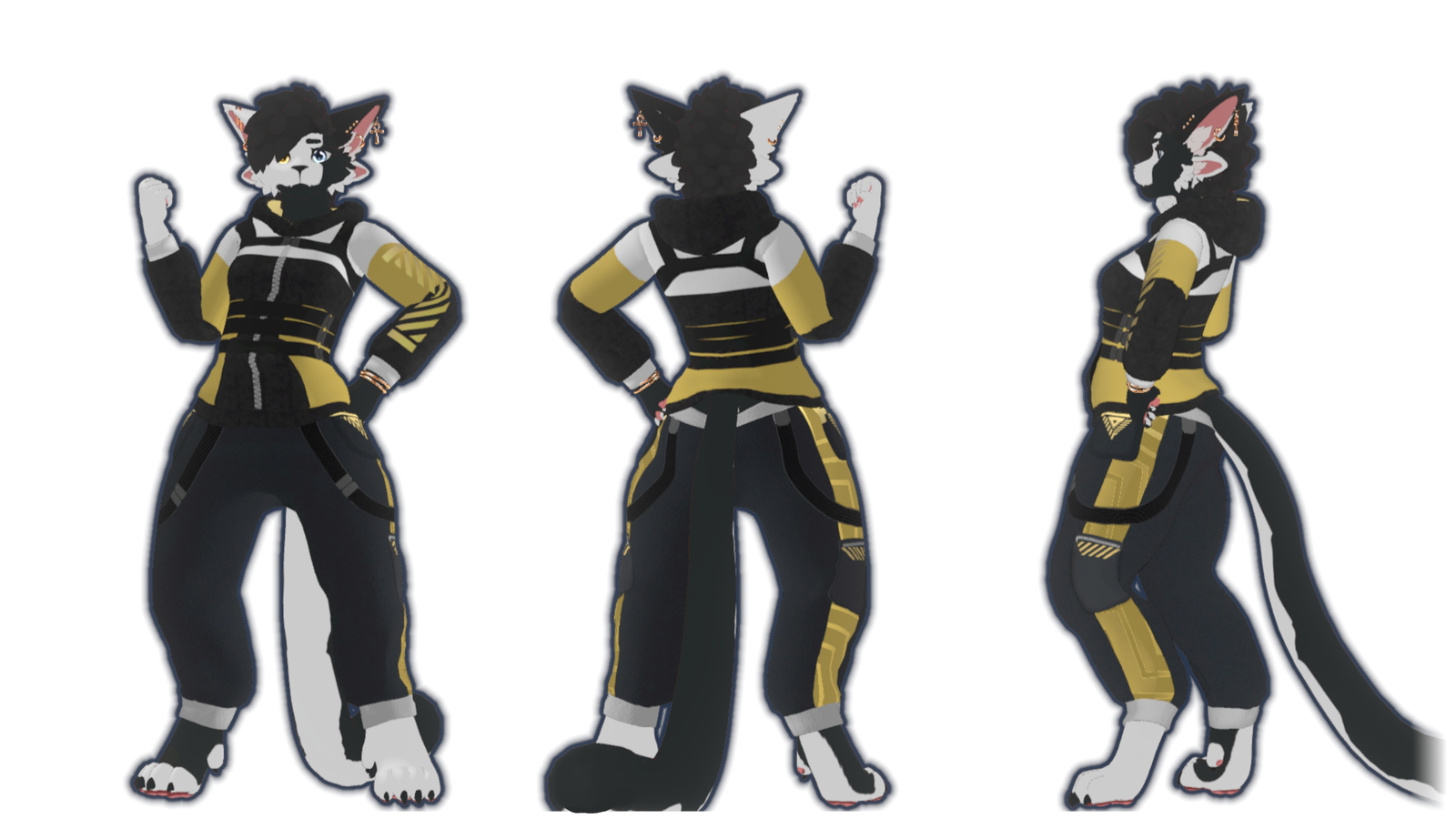 Techwear texture for Ziva's Hoodie and Joggers