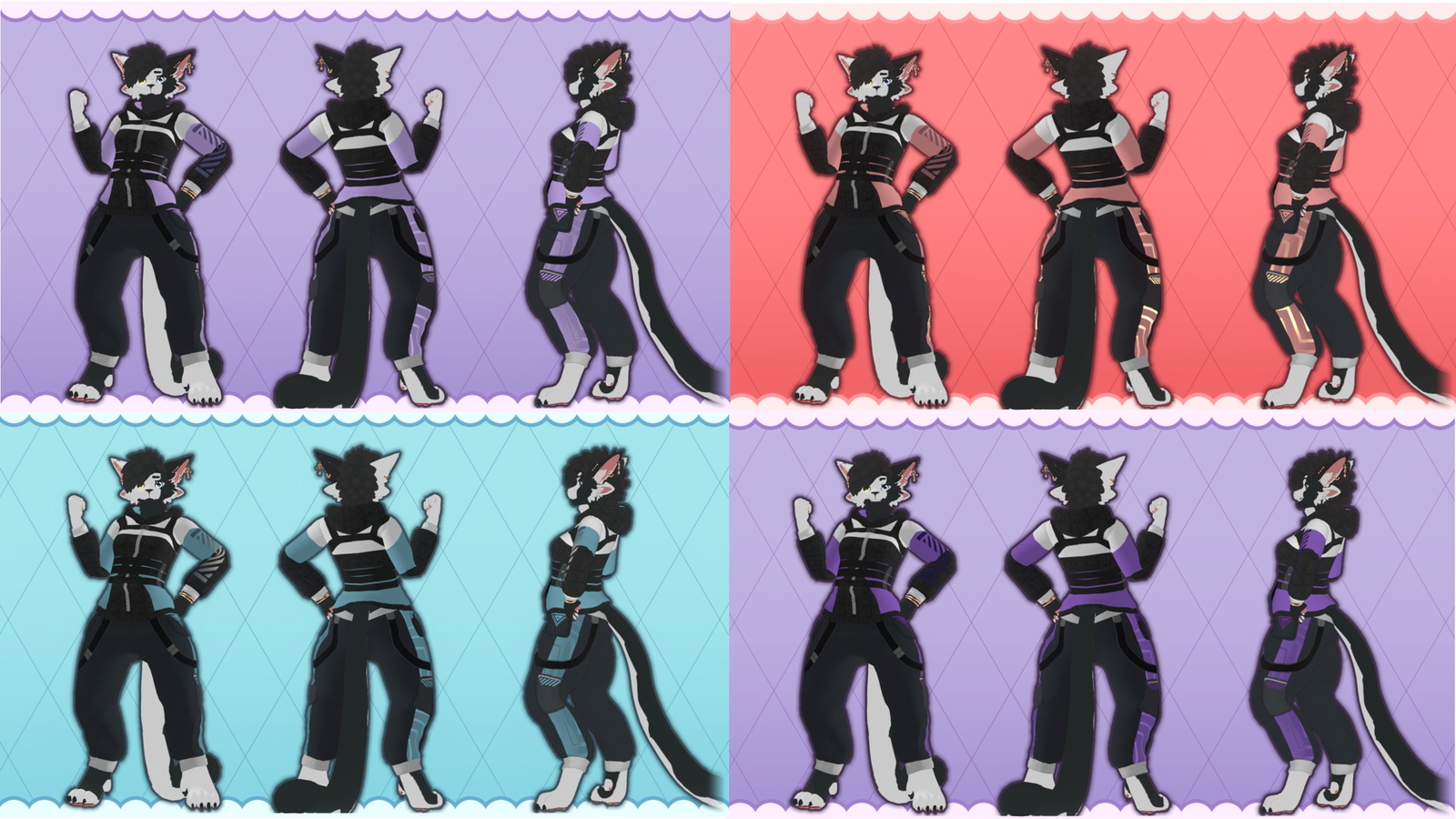 Techwear texture for Ziva's Hoodie and Joggers