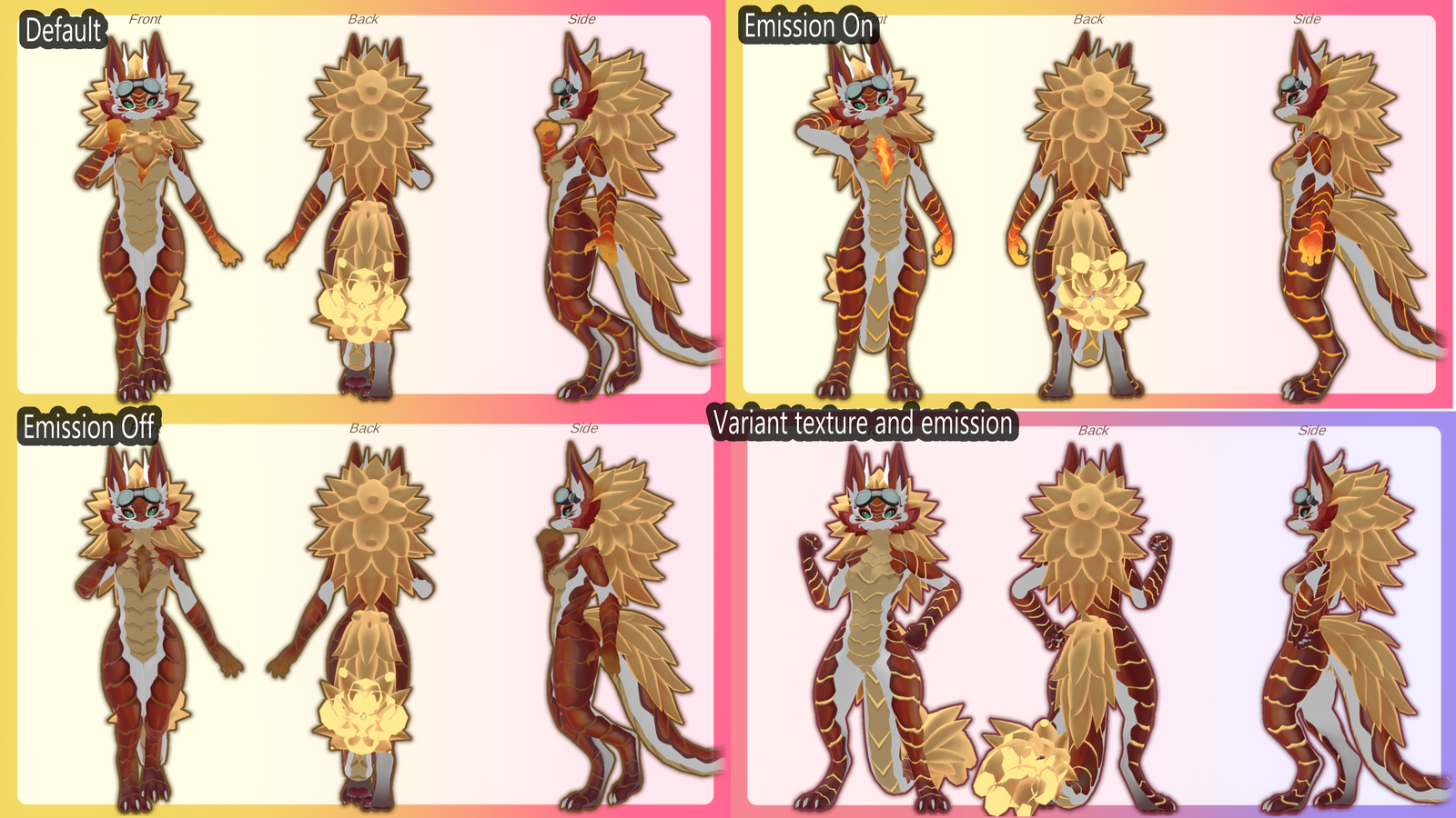 Cinder & Nether Dragon - Novabeast - Texture