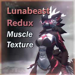 Lunabeast Redux - Muscle Texture Map: Normal, AO, Decal