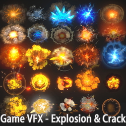 Unity Game VFX - Explosion & Crack