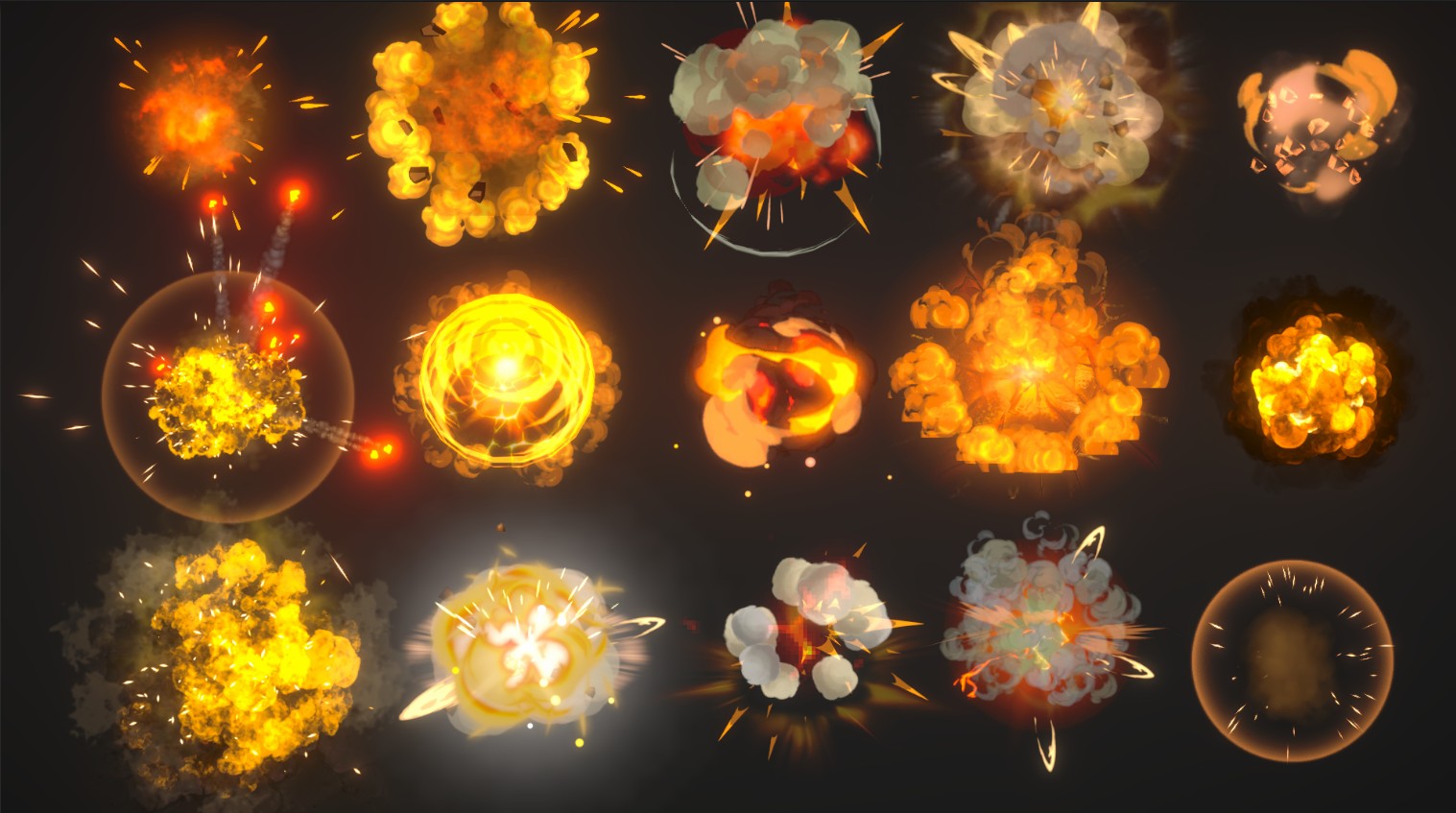 Unity Game VFX - Explosion & Crack