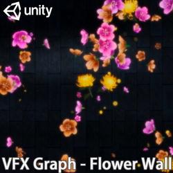 Unity VFX Graph：Flower Wall