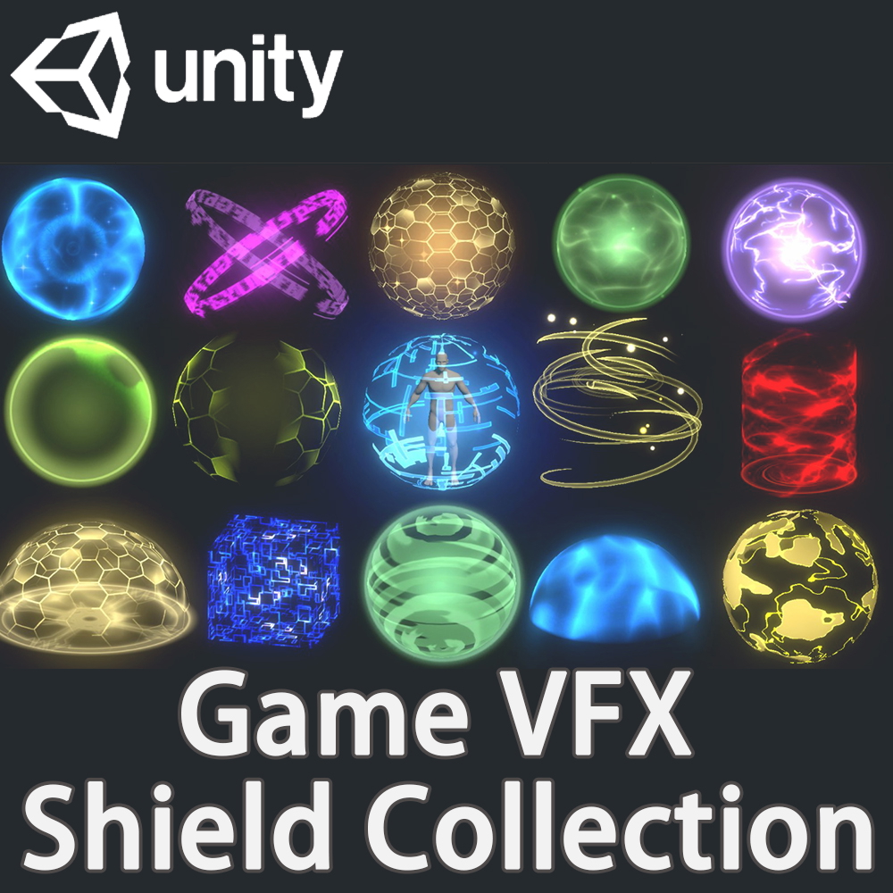 Unity Game VFX - Magic Shield Collection