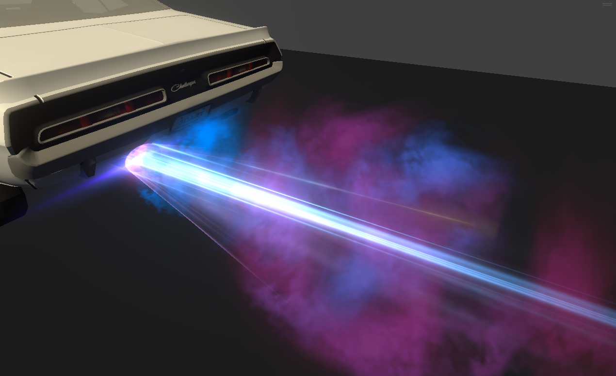 Unity Game VFX - Exhaust Nitro Effects