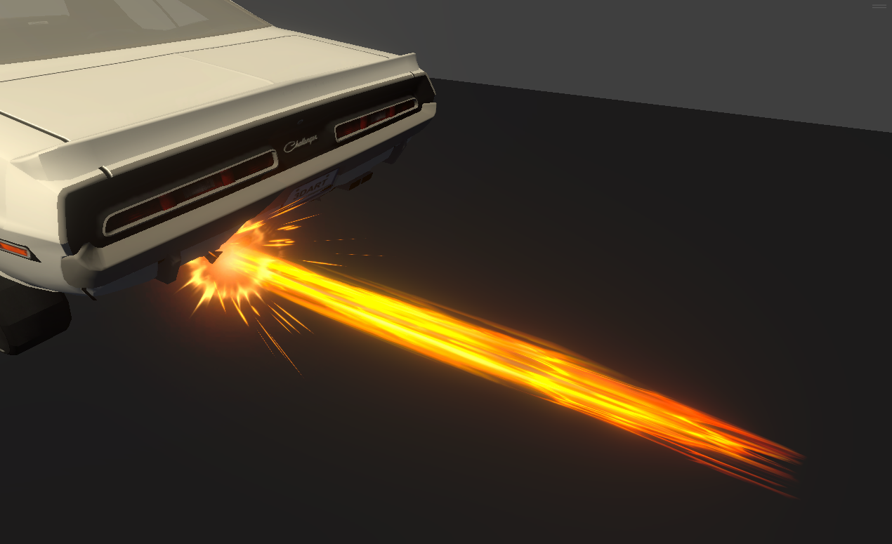 Unity Game VFX - Exhaust Nitro Effects