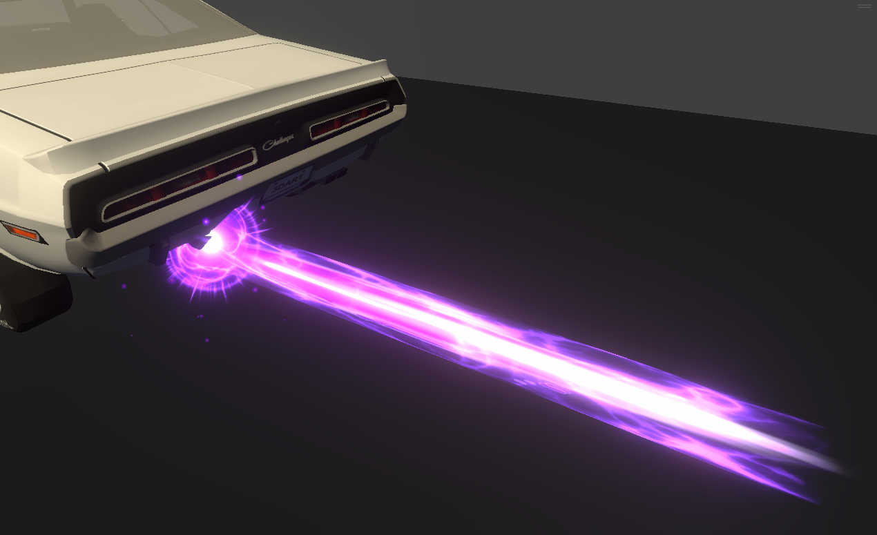 Unity Game VFX - Exhaust Nitro Effects
