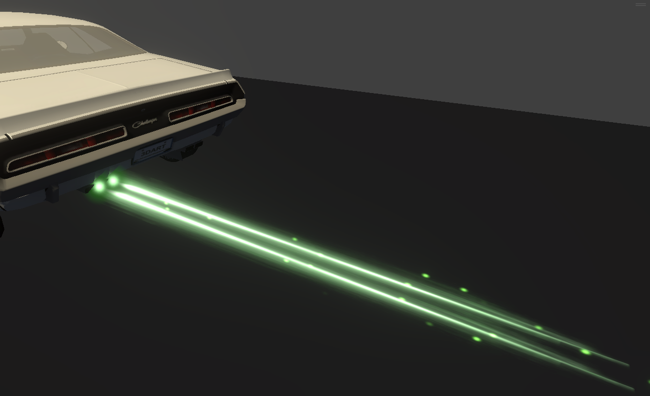 Unity Game VFX - Exhaust Nitro Effects