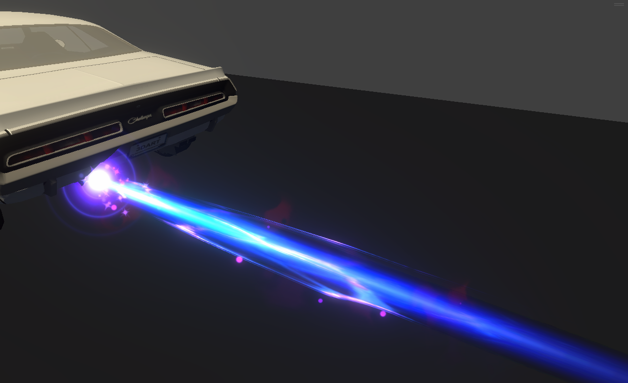 Unity Game VFX - Exhaust Nitro Effects