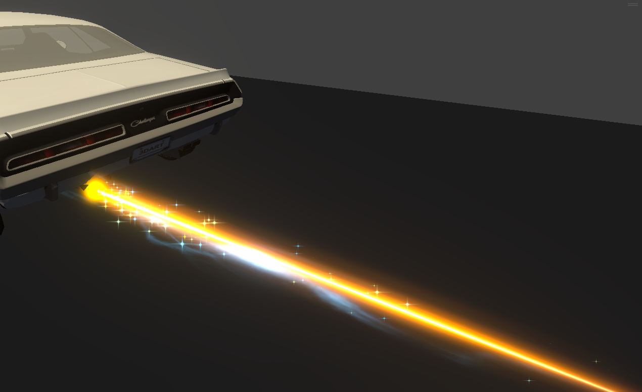 Unity Game VFX - Exhaust Nitro Effects