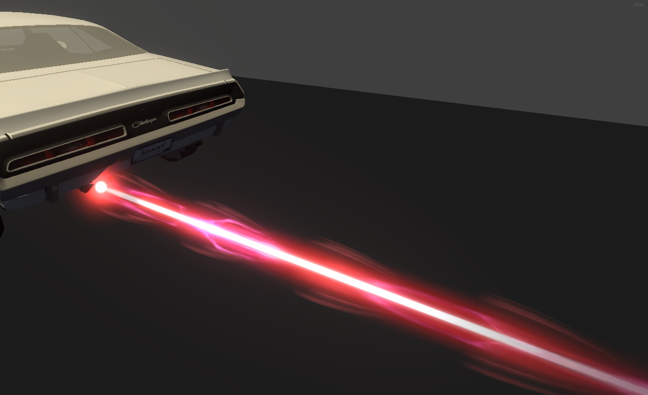 Unity Game VFX - Exhaust Nitro Effects