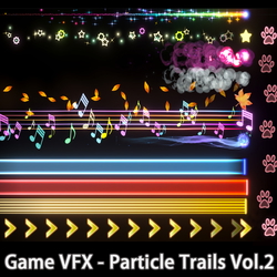 Unity Game VFX - Particle Trails Collection Vol.2