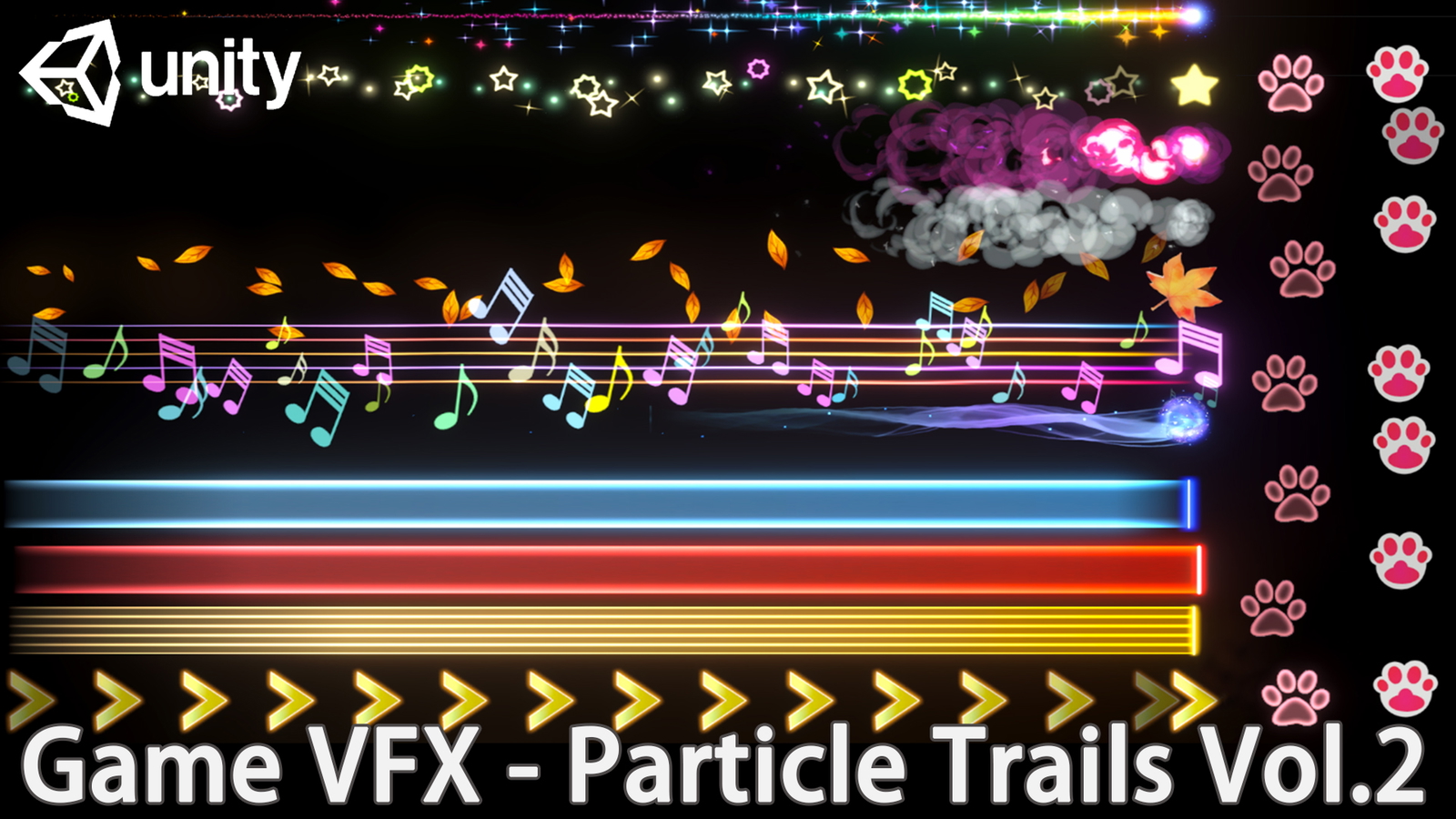 Unity Game VFX - Particle Trails Collection Vol.2