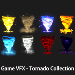 Unity Game VFX - Tornado Collection