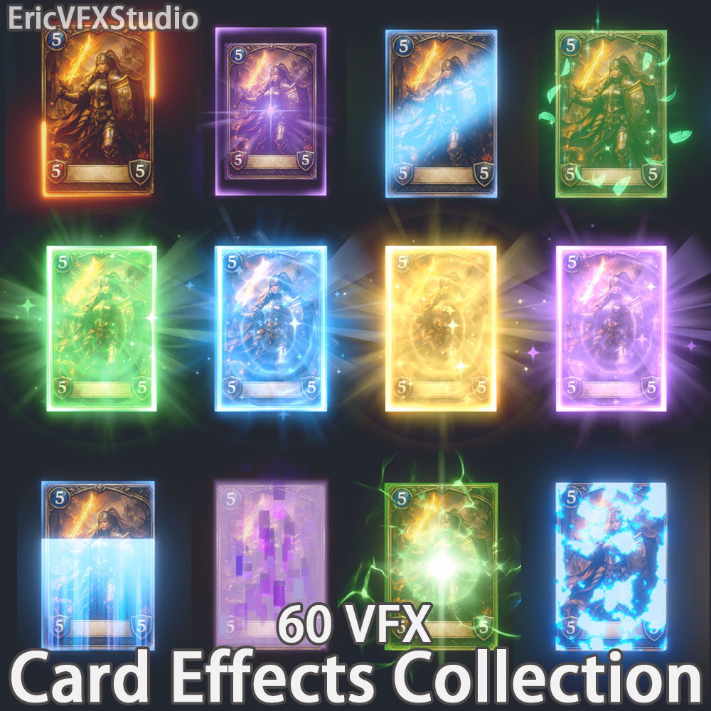 Unity Game VFX - Card Effects Collection