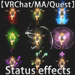 【VRChat/MA support/Quest】Status effects