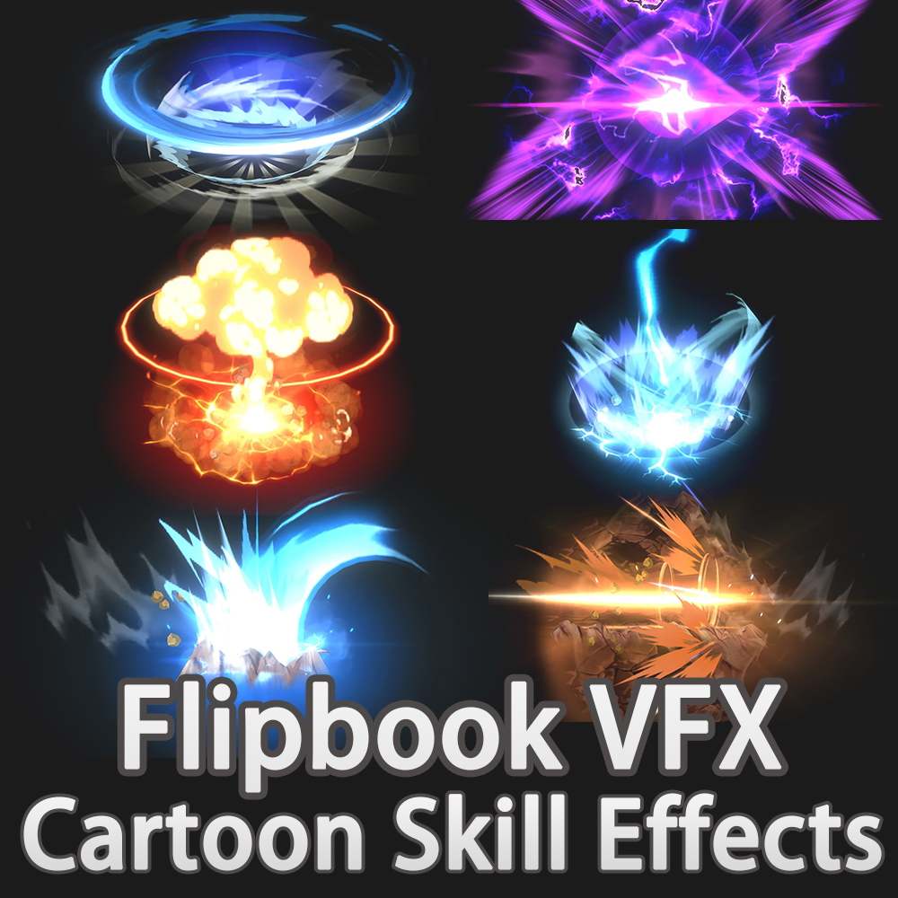 Unity Game VFX - Flipbook Cartoon Skill