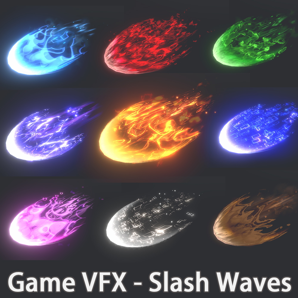 Unity Game VFX - Magic Slash Waves