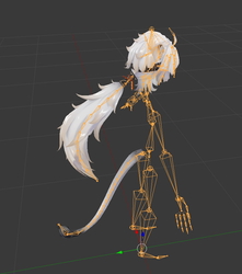 3D/MMD - Hair + Ears + Tail 