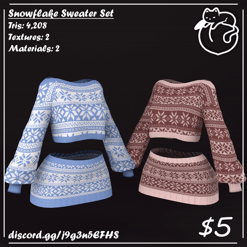 Snowflake Sweater Set