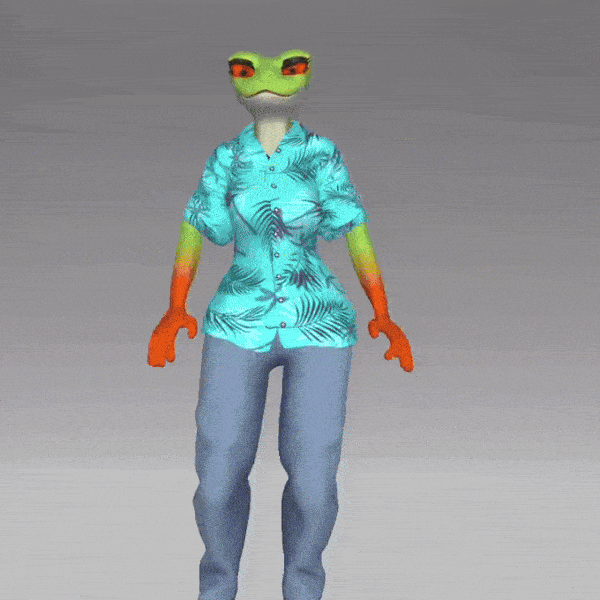 Forest Frog (VRChat Avatar)