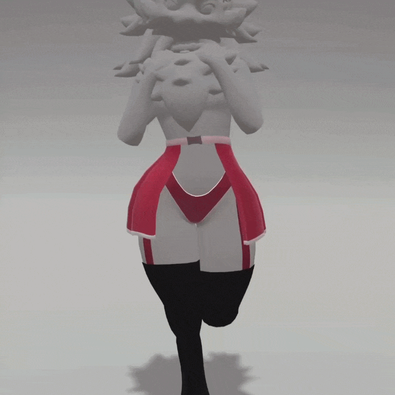 Freaky's Open Front Skirt for the Novabeast Avatar